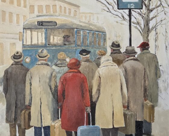 voor het vervoer werden bussen ingezet